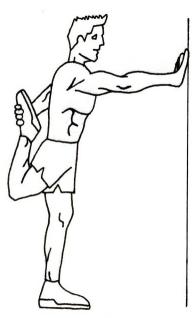 Bruce Lee workout Thigh Stretch