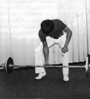 Bruce Lee weight training Bruce Lee bodybuilding barbell 1