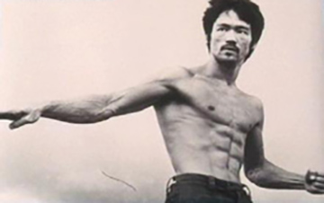 Bruce Lee Abs Flexing Bruce Lee Six-Pack