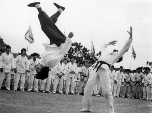 Bruce Lee movies Enter the Dragon flip kick